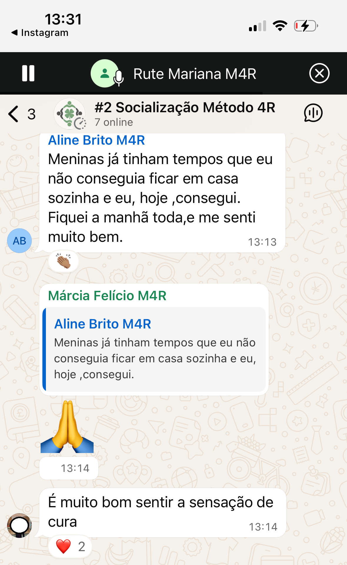 Depoimento de Aline B.